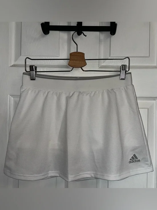 adidas White Women's Tennis Skirt - Picture 6 of 10